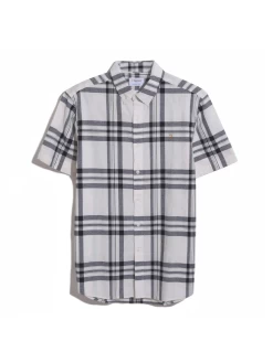 Farah Kele Check Short Sleeve Shirt In Ecru -Farah 1 a384b5d9 dff3 4101 b1bd 01d55c8fbaa5
