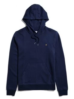 Farah Zain Organic Cotton Hoodie In Rich Indigo