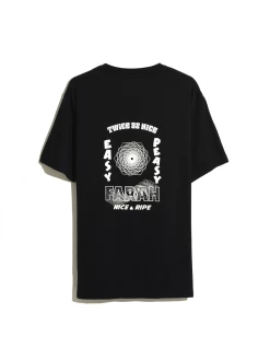 Farah Moore Graphic Print T-Shirt In Black -Farah 2 f3f46a8b 351a 4450 a13f 050f8549a0cf
