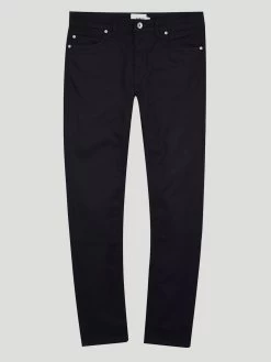 Farah Drake Skinny Fit Twill Chinos In Black -Farah F4BFA077 010 GP 1