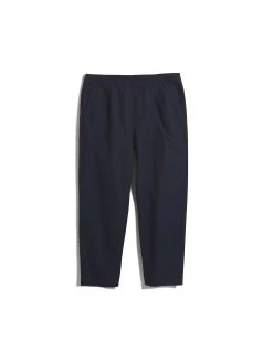 Farah Hawtin Tapered Fit Canvas Drawstring Trousers In True Navy -Farah F4BSE013412