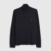 Farah Gosforth Slim Fit Roll Neck Jumper In Black -Farah F4GF6065 010