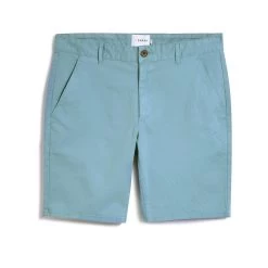 Farah Hawk Short Garment Dye Twill Shorts In Vintage Green