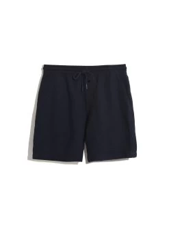 Farah Redwald Waffle Drawstring Shorts In True Navy -Farah F4HSE017412