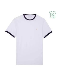 Farah Groves Regular Fit T-Shirt In White 11 Farah Groves Regular Fit T-Shirt In White -Farah F4KFD041104