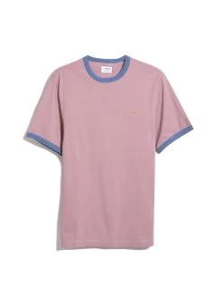 Farah Groves Regular Fit T-Shirt In Dark Pink -Farah F4KFD041656