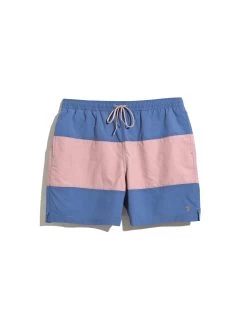 Farah Colbert Panelled Swim Shorts In Sheaf Blue -Farah F4SSE004486