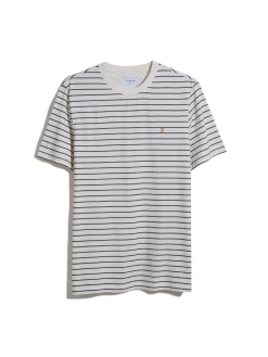 Farah Oakland Regular Fit Organic Cotton T-Shirt In Ecru -Farah Untitleddesign 14