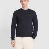 Farah Tim Organic Cotton Crew Neck Sweatshirt In True Navy 1 Farah Tim Organic Cotton Crew Neck Sweatshirt In True Navy -Farah ad6xwsbiy26zdpjaayeb