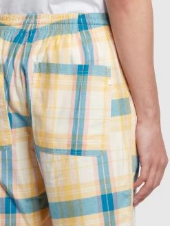 Farah Trehurst Regular Fit Organic Cotton Twill Check Shorts In Yellow -Farah dj5wtrwnynjcmzymyuwz