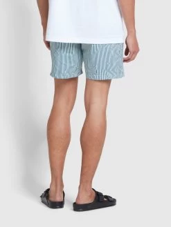 Farah Colbert Optical Print Swim Shorts In Croft Green -Farah dl4psqipfpdynzwy0mod