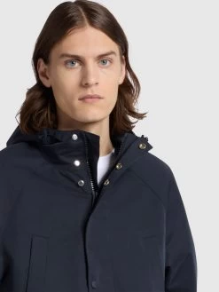 Farah Gunnar Parka Jacket In True Navy -Farah e3main65ht7ggidpn9wb