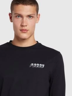 Farah Aspin Regular Fit Organic Cotton Graphic T-Shirt In Black -Farah e4voljtdfqflkylukhyy