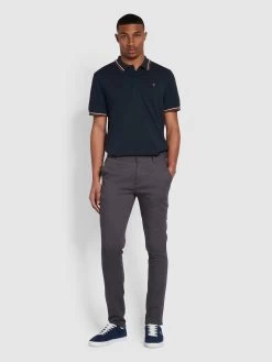 Endmore Skinny Fit Organic Cotton Chino Twill Trousers In Farah Grey -Farah e6bchlc9oior5948bloa 8d2e69c8 baf9 479d 91de 01c061a4423e