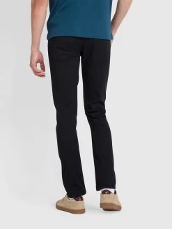 Farah Drake Skinny Fit Twill Chinos In Black -Farah f4bfa077 010 alt3