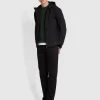 Farah Elm Regular Slim Fit Black Stretch Jeans In Black