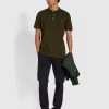 Farah Endmore Skinny Fit Organic Cotton Chino Twill Trousers In Black -Farah f4bhb010 010 alt2 1