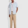Farah Hawtin Relaxed Fit Twill Trousers In Light Sand -Farah f4bmb002 285 alt2