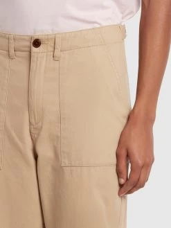 Farah Hawtin Relaxed Fit Twill Trousers In Light Sand 8 Farah Hawtin Relaxed Fit Twill Trousers In Light Sand -Farah f4bmb002 285 alt3