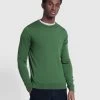 Farah Mullen Merino Wool Crew Neck Jumper In Wreath Green -Farah f4gf4081 314 alt1 1fb9bd0b a975 4a1c b06f 7bb4b7c1a5b6