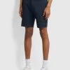 Farah Hawk Organic Cotton Chino Shorts In True Navy -Farah f4hs70q5 412