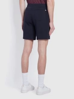 Farah Durrington Organic Cotton Jersey Shorts In True Navy -Farah f4hsb077 412 alt2 e4fbf53f e93a 4be2 8883 581604d1f9fb