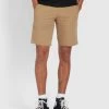 Farah Hawk Organic Cotton Chino Shorts In Beige -Farah f4hsb095 223 alt1 8633fb54 edae 45cf 96f0 997173875474