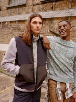 Farah Caldwell Gilet In True Navy -Farah f4kfb025 412