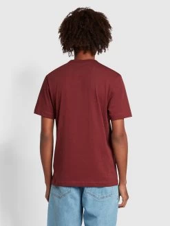 Danny Regular Fit Organic Cotton T-Shirt In Farah Red Marl -Farah f4ksb056 628 ALT1 944d0dc0 1c7f 4cb9 b7b4 fbf2fb953e3a