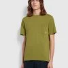 Farah Stacy Regular Fit Short Sleeve T-Shirt In Moss Green