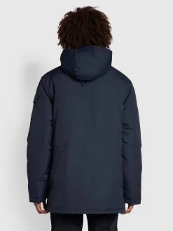 Farah Calgary Regular Fit Parka Jacket In True Navy 9 Farah Calgary Regular Fit Parka Jacket In True Navy -Farah f4rhc046 412 ALT1