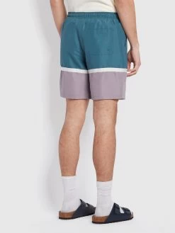 Farah Murphy Regular Fit Cut & Sew Swim Shorts In Ocean 9 Farah Murphy Regular Fit Cut & Sew Swim Shorts In Ocean -Farah f4smc027 408 ALT1