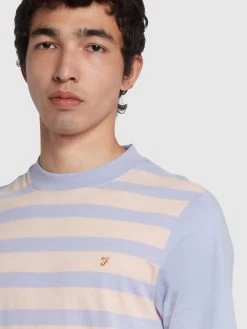 Farah Banks Regular Fit Organic Cotton T-Shirt In Corinthian Pink -Farah frhis8iwhiiy4b51hw7p