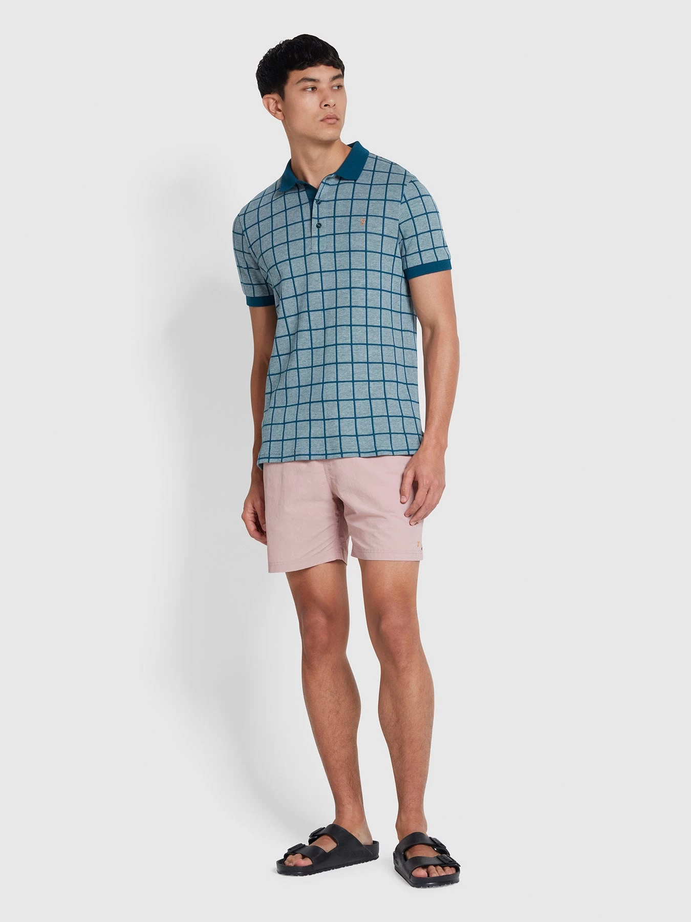 Farah Colbert Regular Fit Plain Swim Shorts In Dark Pink 3 Farah Colbert Regular Fit Plain Swim Shorts In Dark Pink