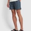 Farah Colbert Geo Print Swim Shorts In True Navy -Farah fyqb9vh1vbzkmvv7ybbn