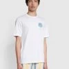 Farah Mackey Regular Fit Organic Cotton T-Shirt In White 1 Farah Mackey Regular Fit Organic Cotton T-Shirt In White -Farah g7cgwvlaouudnepgpwea