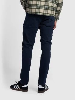 Farah Elm Regular Slim Fit Heavy Twill Cord Trousers In True Navy -Farah gdxjlm6ef47p7xvazopv