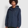 Farah Westchester Recycled Regular Fit Hooded Jacket In True Navy -Farah gyjkmu9g0pbmkq4bzhsd