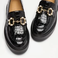 Pearl Snaffle Trim Chunky Loafer -Farah images 1004