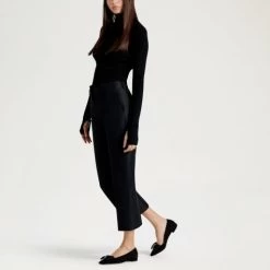 Embellished Bow Pointed Ballet Flat -Farah images 1016