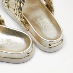 Double Plait Strap Footbed -Farah images 102