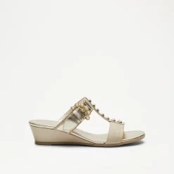 Pearl Embellished Wedge