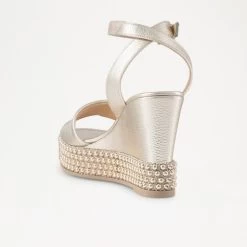 Studded Gold Wedge -Farah images 1037