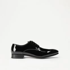 Patent Derby Lace-Up