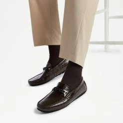 Croc Print Driver -Farah images 1133