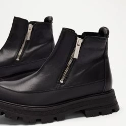 Double Zip Ankle Boot -Farah images 122