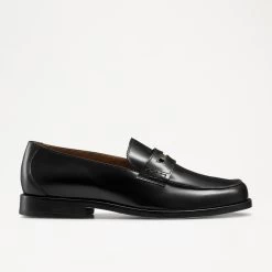 Saddle Oblique Toe Loafer