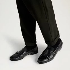 Monk Strap Loafer Black -Farah images 1281