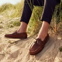 Waxy Leather Deck Shoe -Farah images 1295