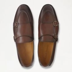 Monk Strap Brown Loafer -Farah images 1369
